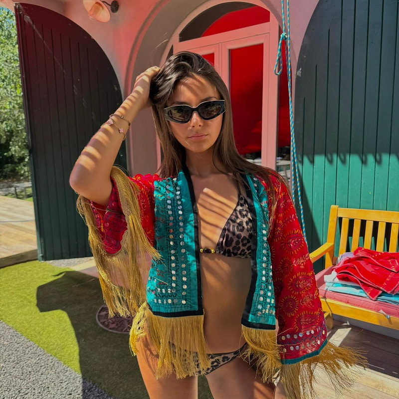 Kimono à Franges